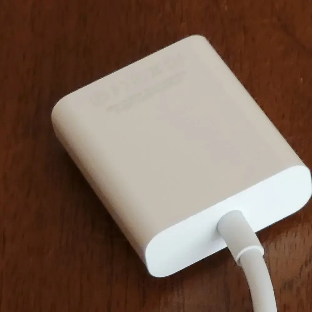 APPLE A1307 Mini Display Port Mini DP to VGA Cable Adapter Used